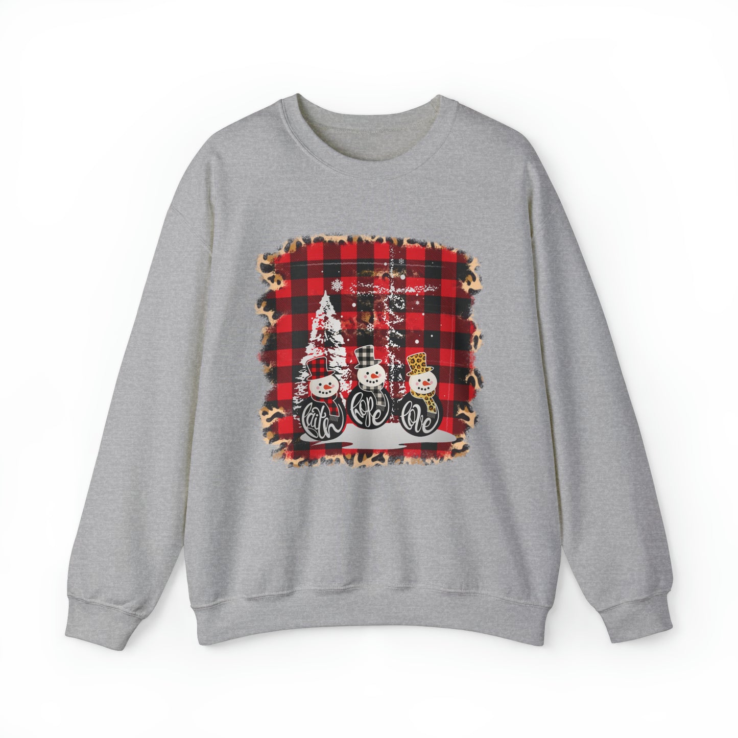 FAITH, HOPE, LOVE | THE GREATES IS LOVE | CHRISTMAS SWEATSHIRT