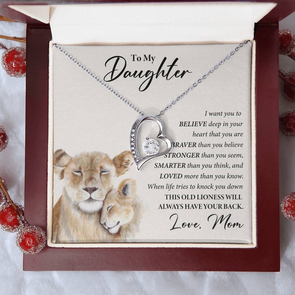 To My Daughter | Believe | Forever Love Necklace