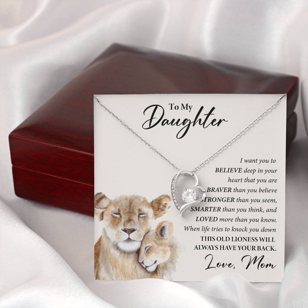 To My Daughter | Believe | Forever Love Necklace