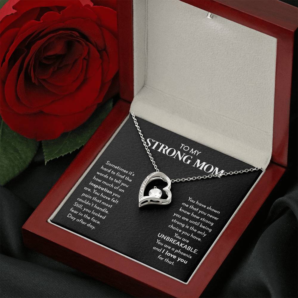 My Strong Mom | You Are UNBREAKABLE - Forever Love Necklace