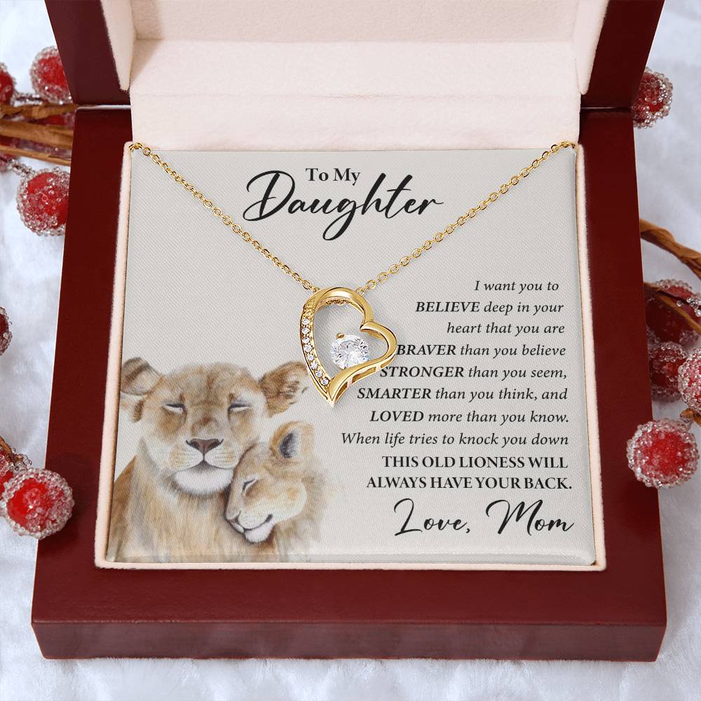 To My Daughter | Believe | Forever Love Necklace
