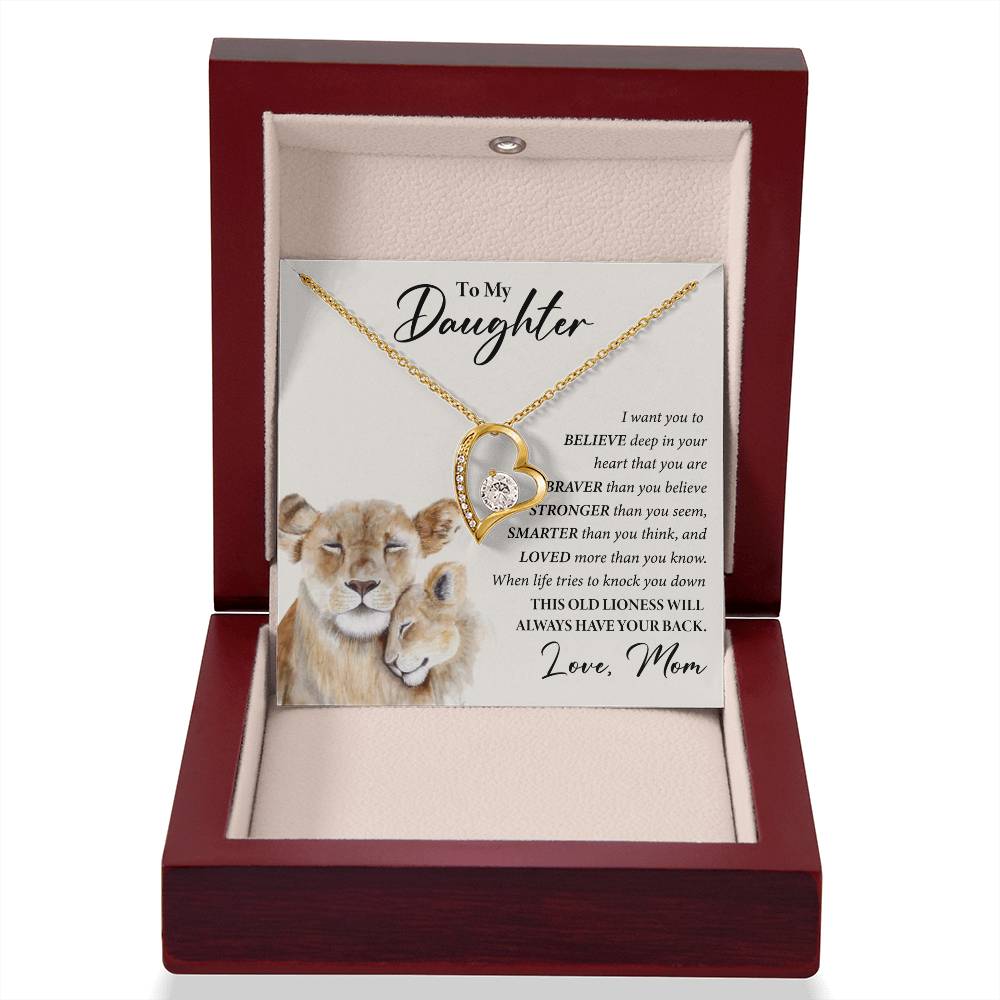 To My Daughter | Believe | Forever Love Necklace