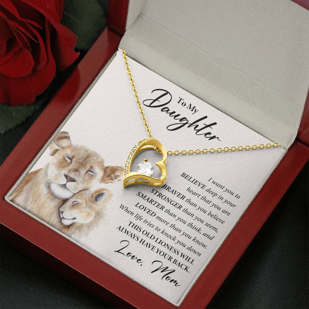 To My Daughter | Believe | Forever Love Necklace