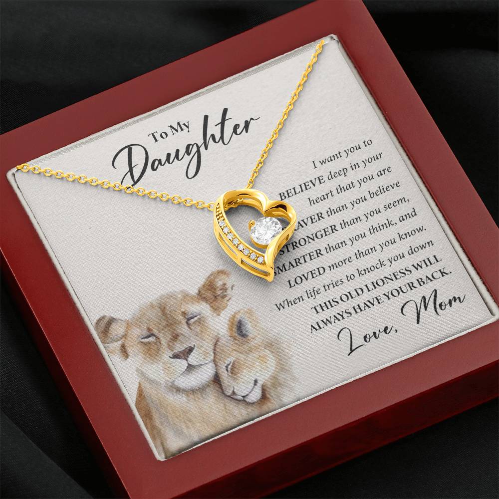 To My Daughter | Believe | Forever Love Necklace