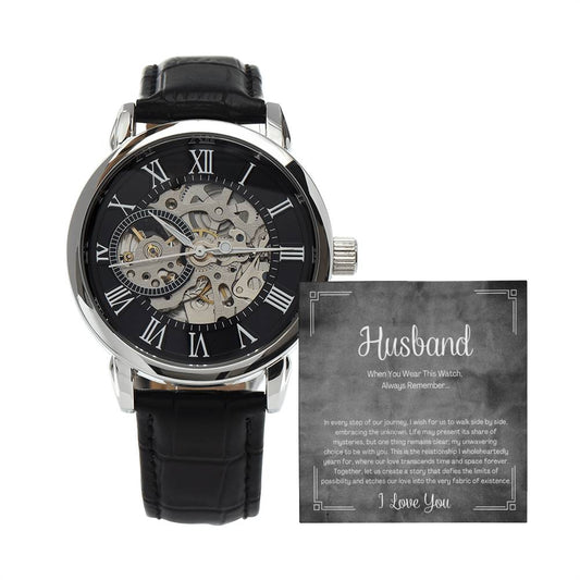 To My Husband | Always Remember | Openwork Watch