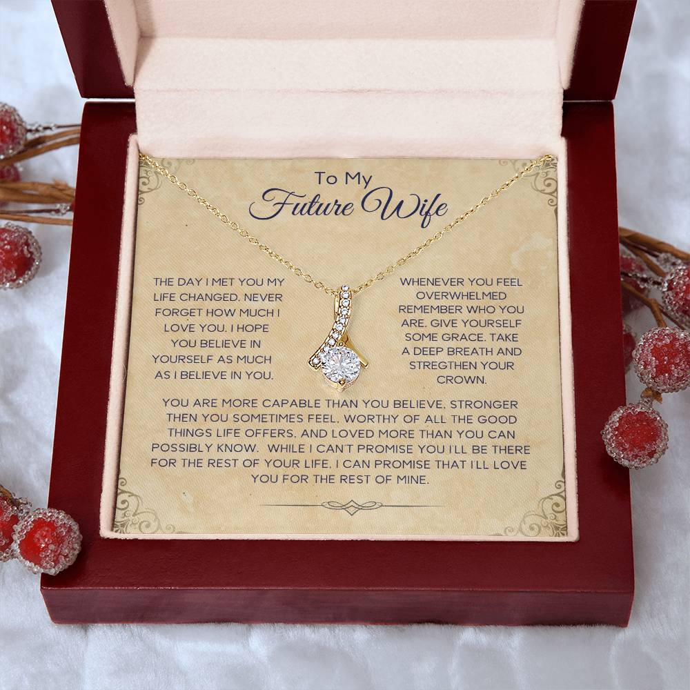 To My Future Wife | I Love You | I Promise | Alluring Necklace