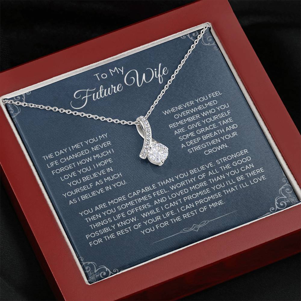 To My Future Wife | I Love You | I Promise | Alluring Necklace