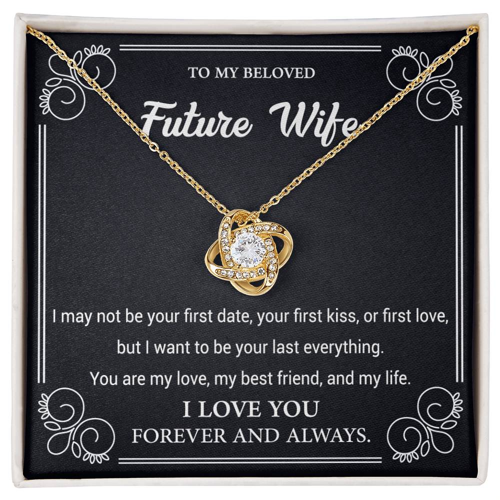 My Future Wife | My Best Friend, My Life | Love Knot Beauty Necklace