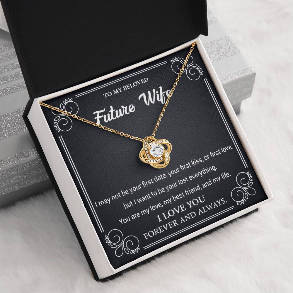 My Future Wife | My Best Friend, My Life | Love Knot Beauty Necklace