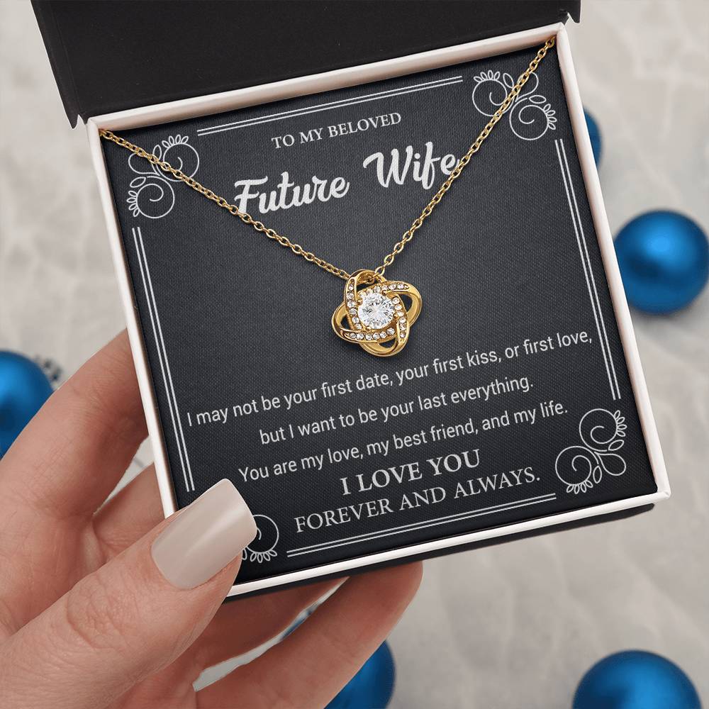 My Future Wife | My Best Friend, My Life | Love Knot Beauty Necklace