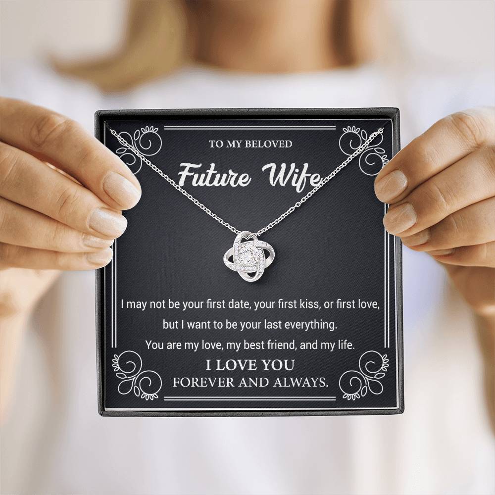 My Future Wife | My Best Friend, My Life | Love Knot Beauty Necklace
