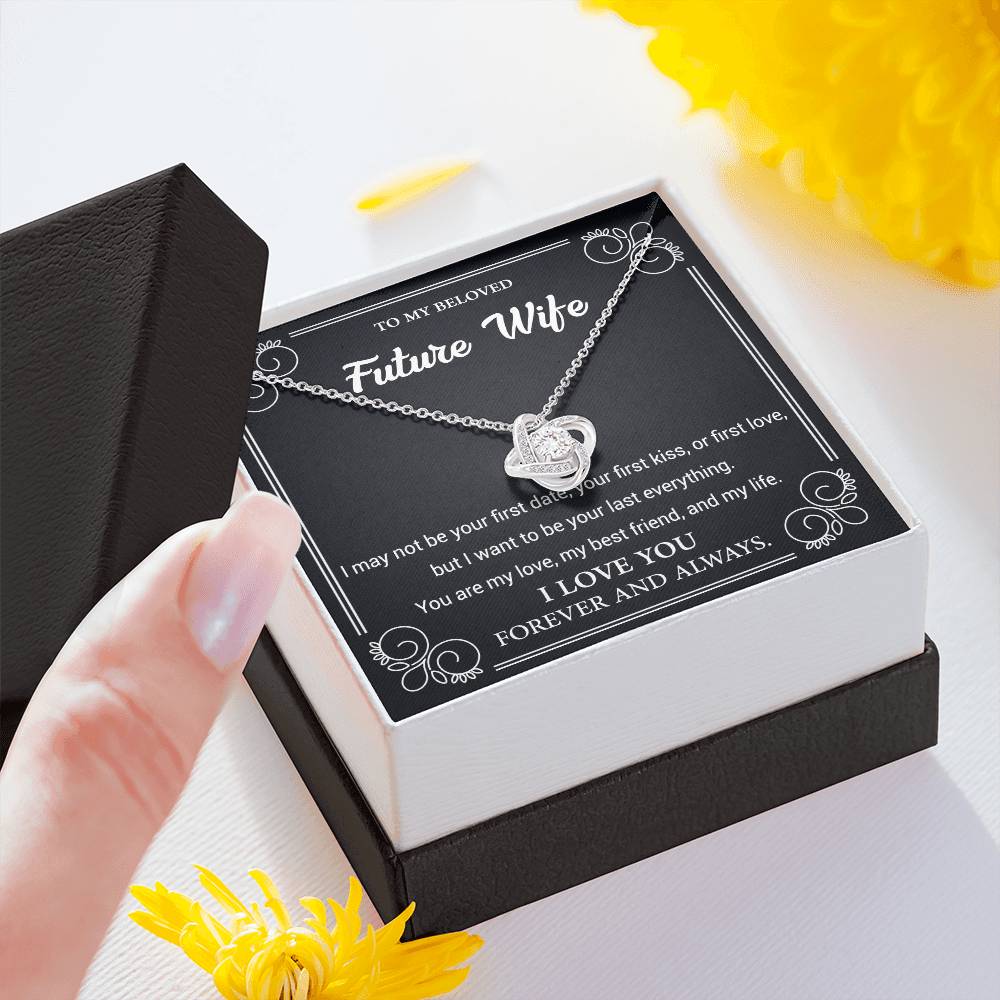 My Future Wife | My Best Friend, My Life | Love Knot Beauty Necklace
