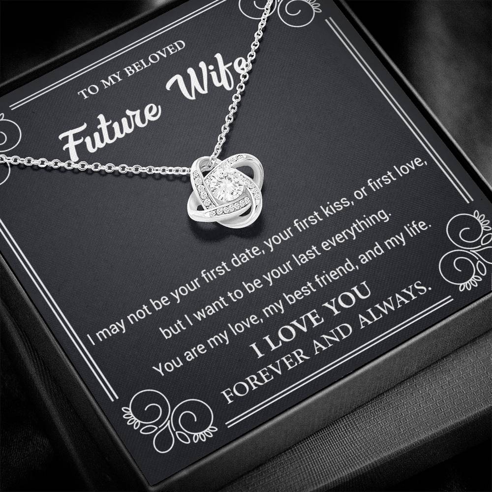 My Future Wife | My Best Friend, My Life | Love Knot Beauty Necklace