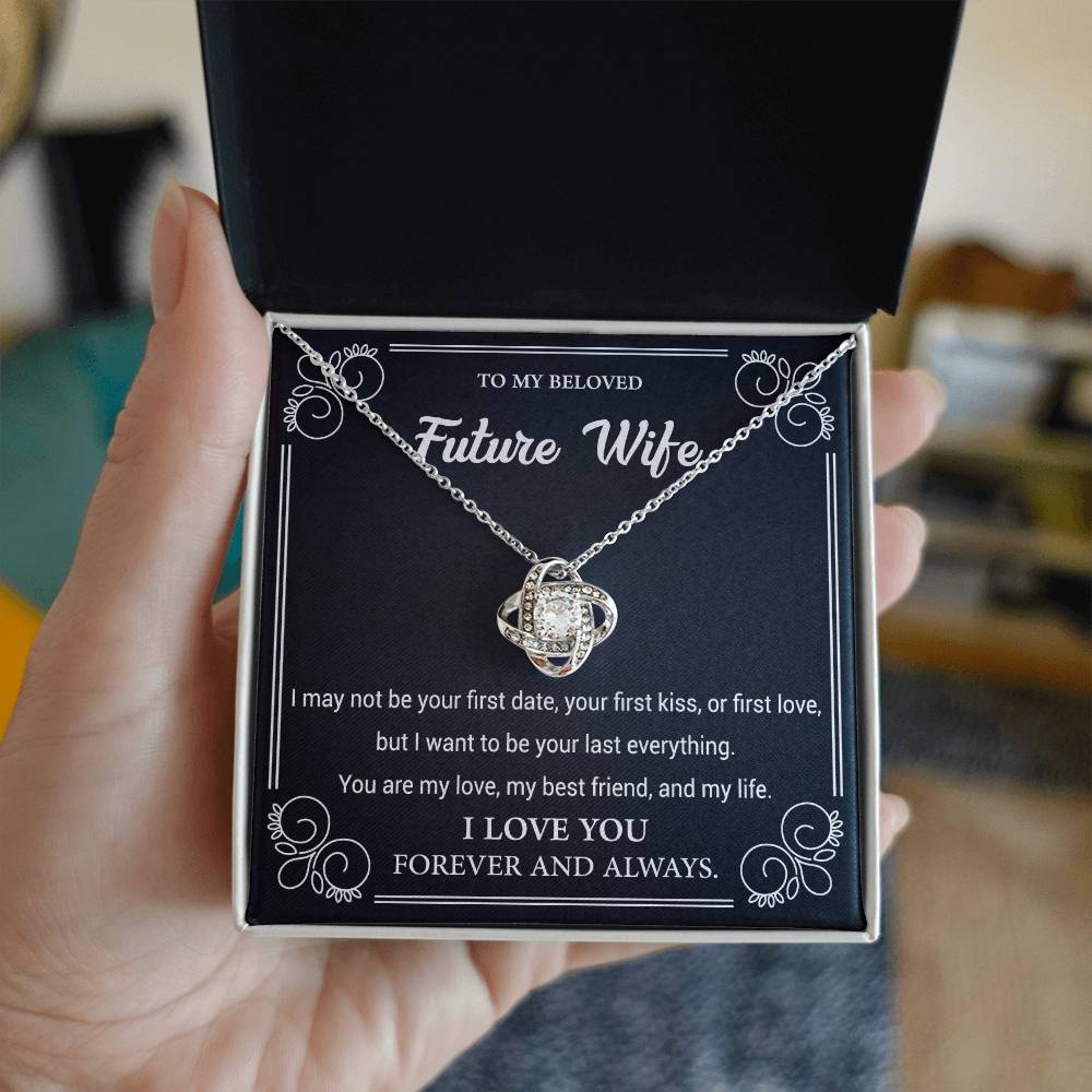 My Future Wife | My Best Friend, My Life | Love Knot Beauty Necklace