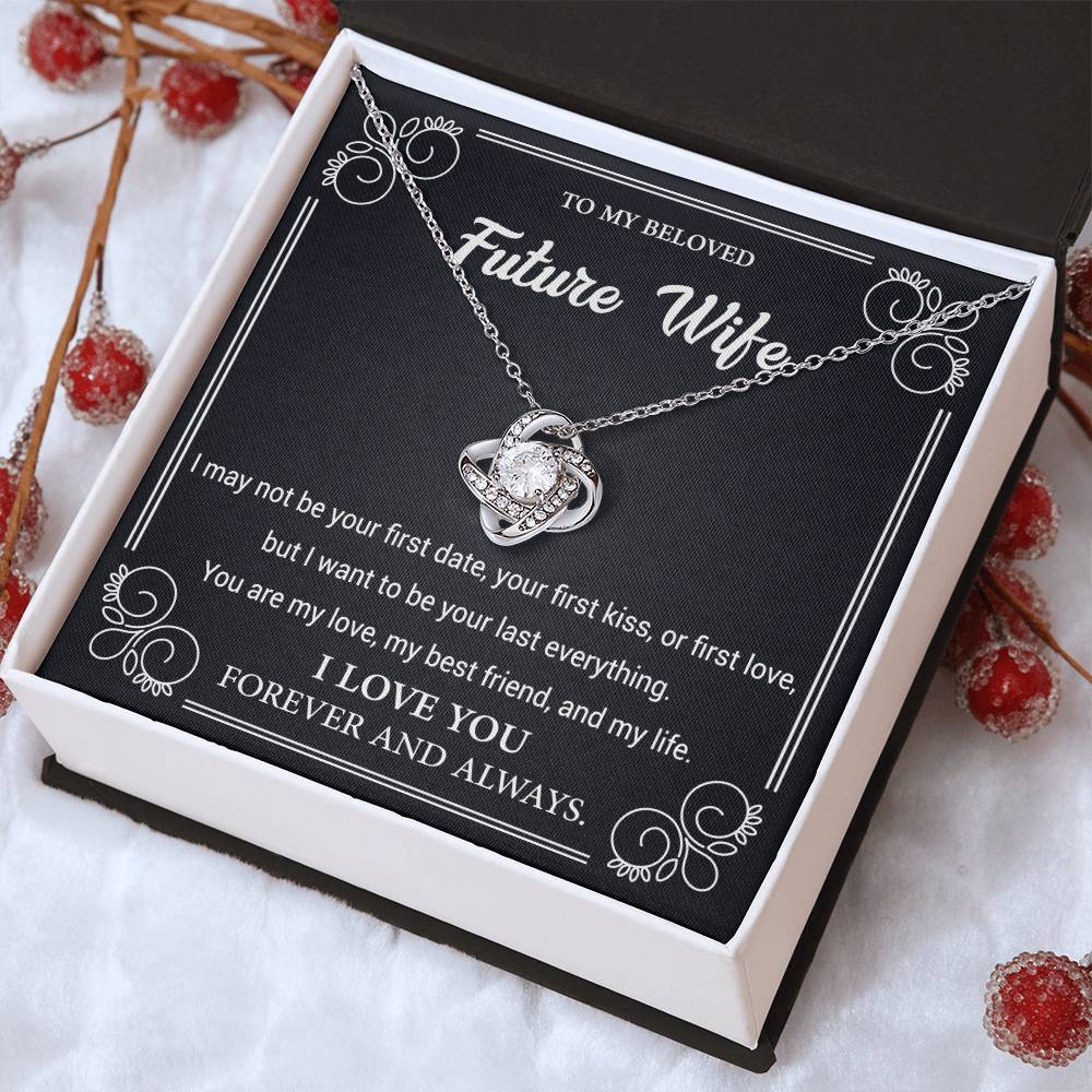 My Future Wife | My Best Friend, My Life | Love Knot Beauty Necklace