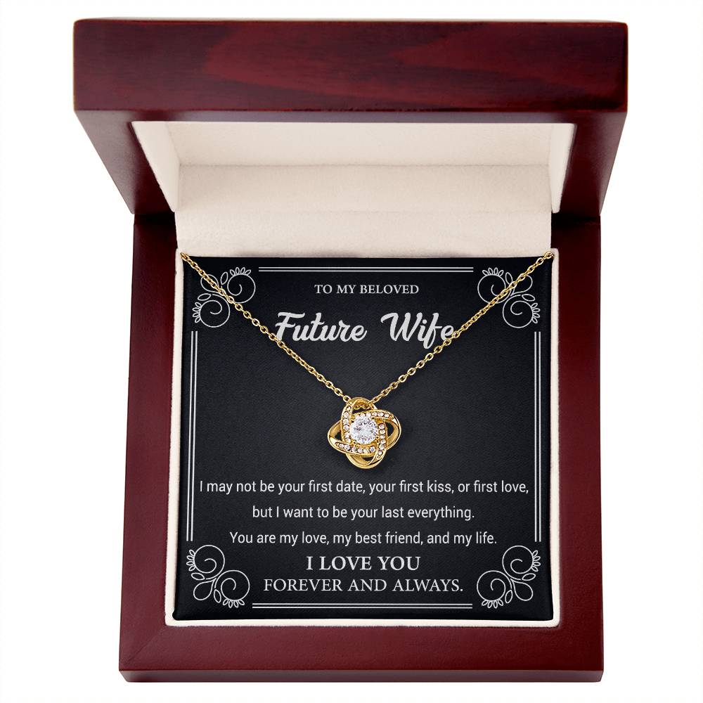 My Future Wife | My Best Friend, My Life | Love Knot Beauty Necklace