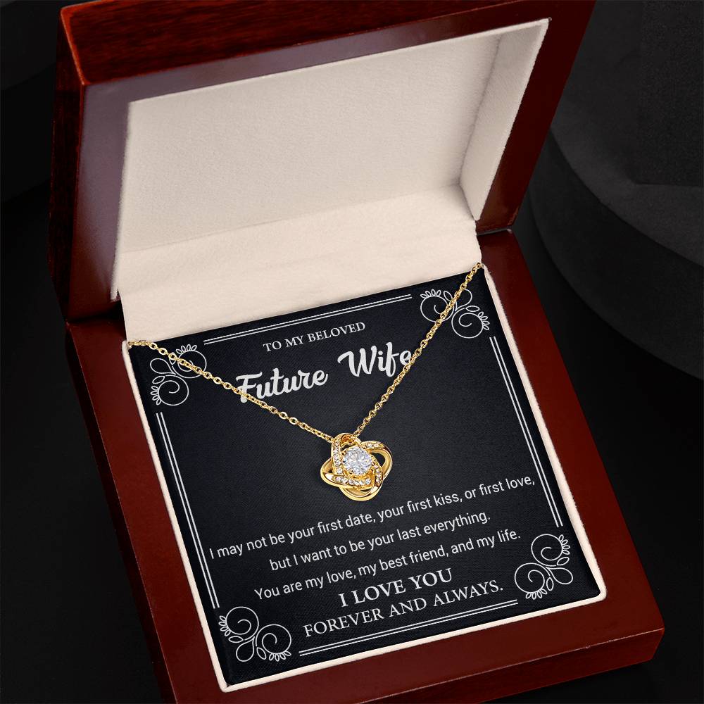 My Future Wife | My Best Friend, My Life | Love Knot Beauty Necklace