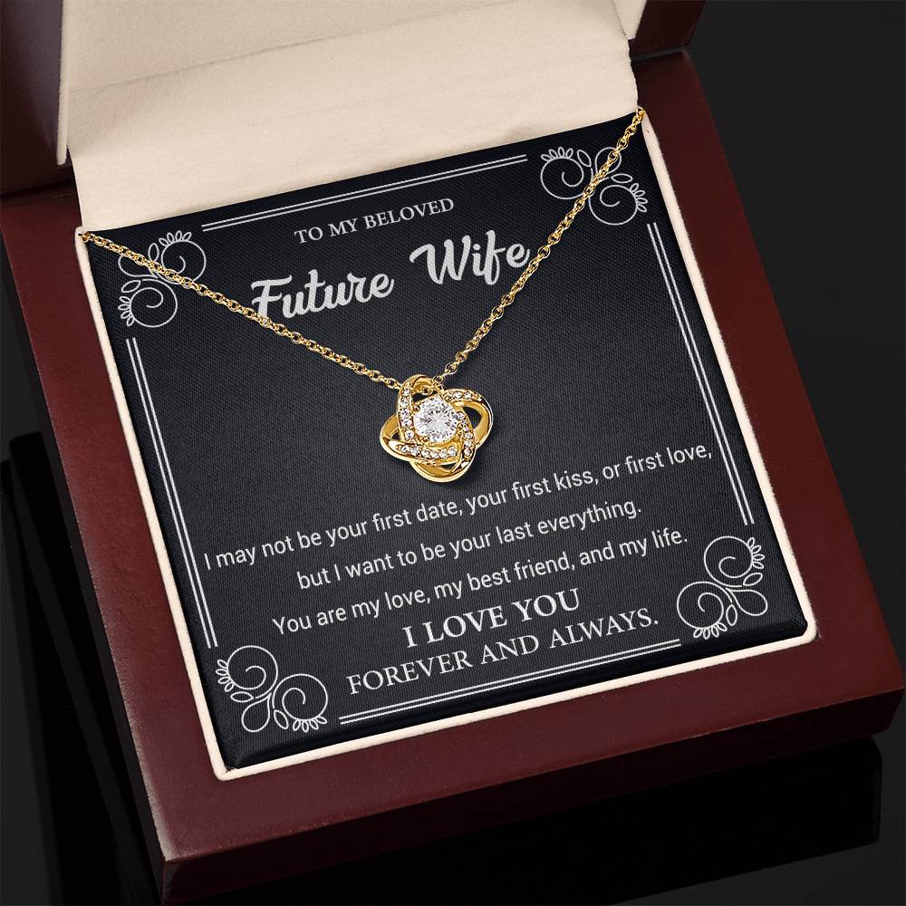 My Future Wife | My Best Friend, My Life | Love Knot Beauty Necklace