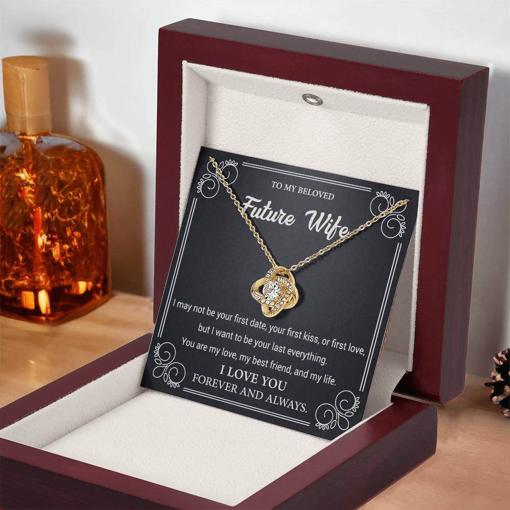 My Future Wife | My Best Friend, My Life | Love Knot Beauty Necklace