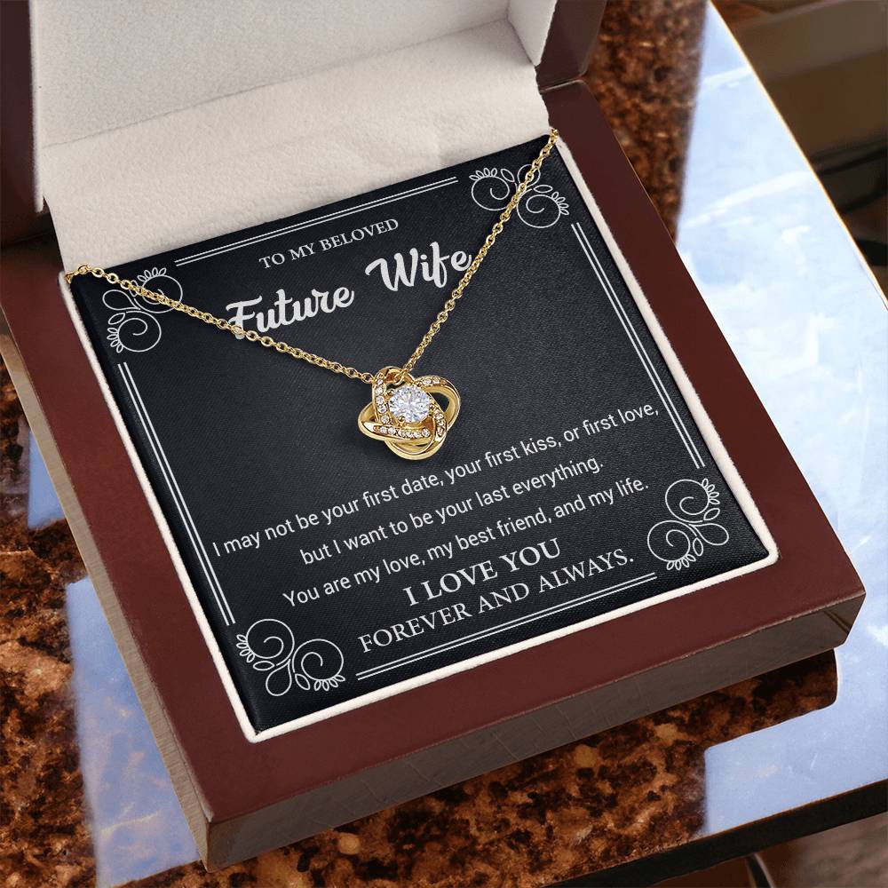 My Future Wife | My Best Friend, My Life | Love Knot Beauty Necklace