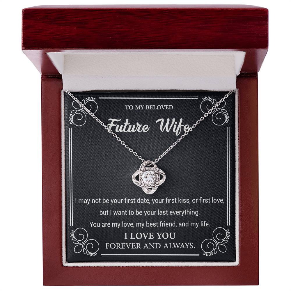 My Future Wife | My Best Friend, My Life | Love Knot Beauty Necklace