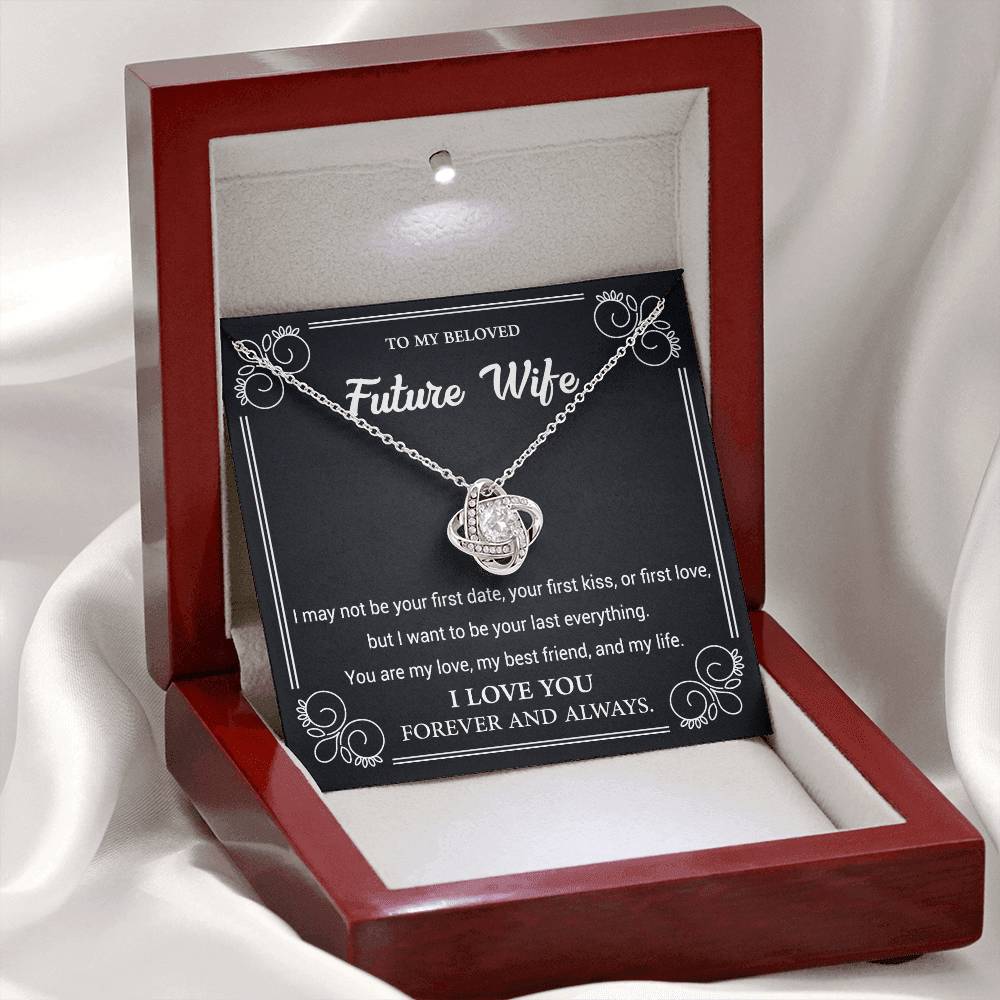 My Future Wife | My Best Friend, My Life | Love Knot Beauty Necklace