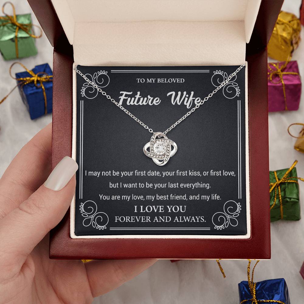 My Future Wife | My Best Friend, My Life | Love Knot Beauty Necklace