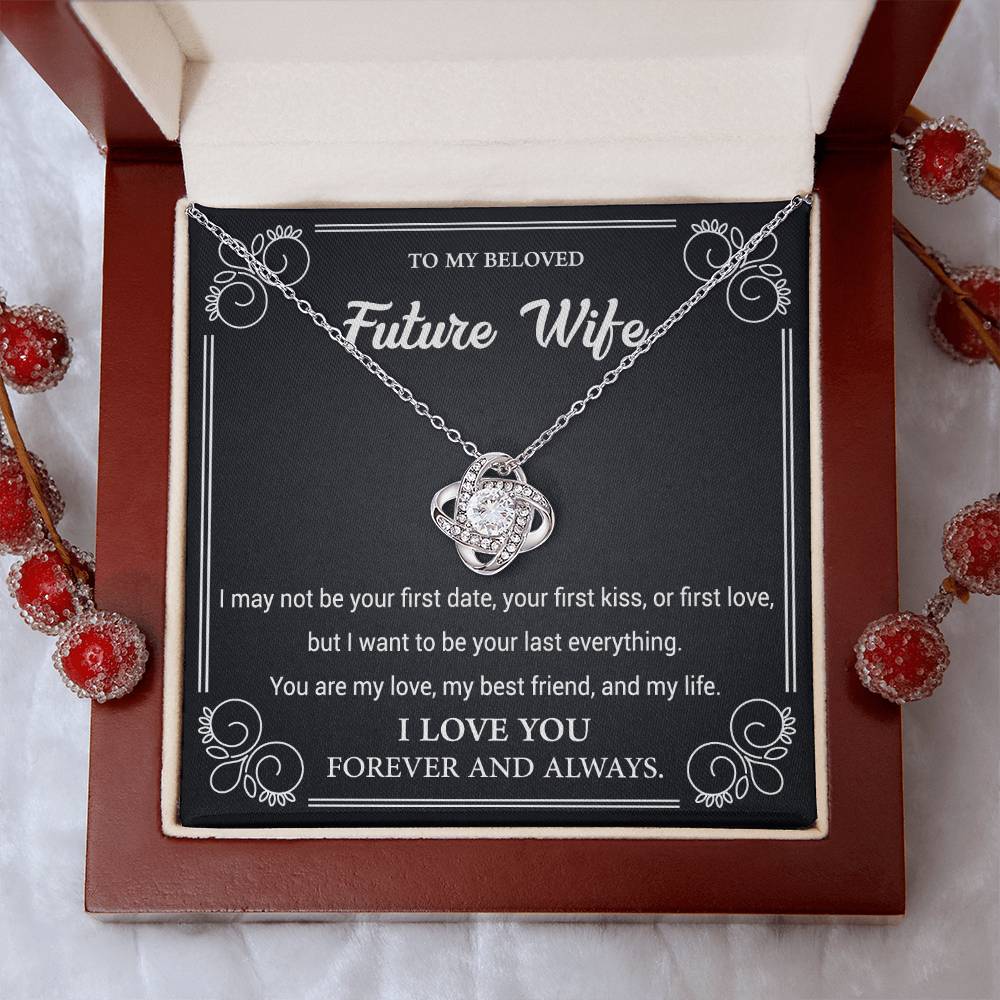 My Future Wife | My Best Friend, My Life | Love Knot Beauty Necklace
