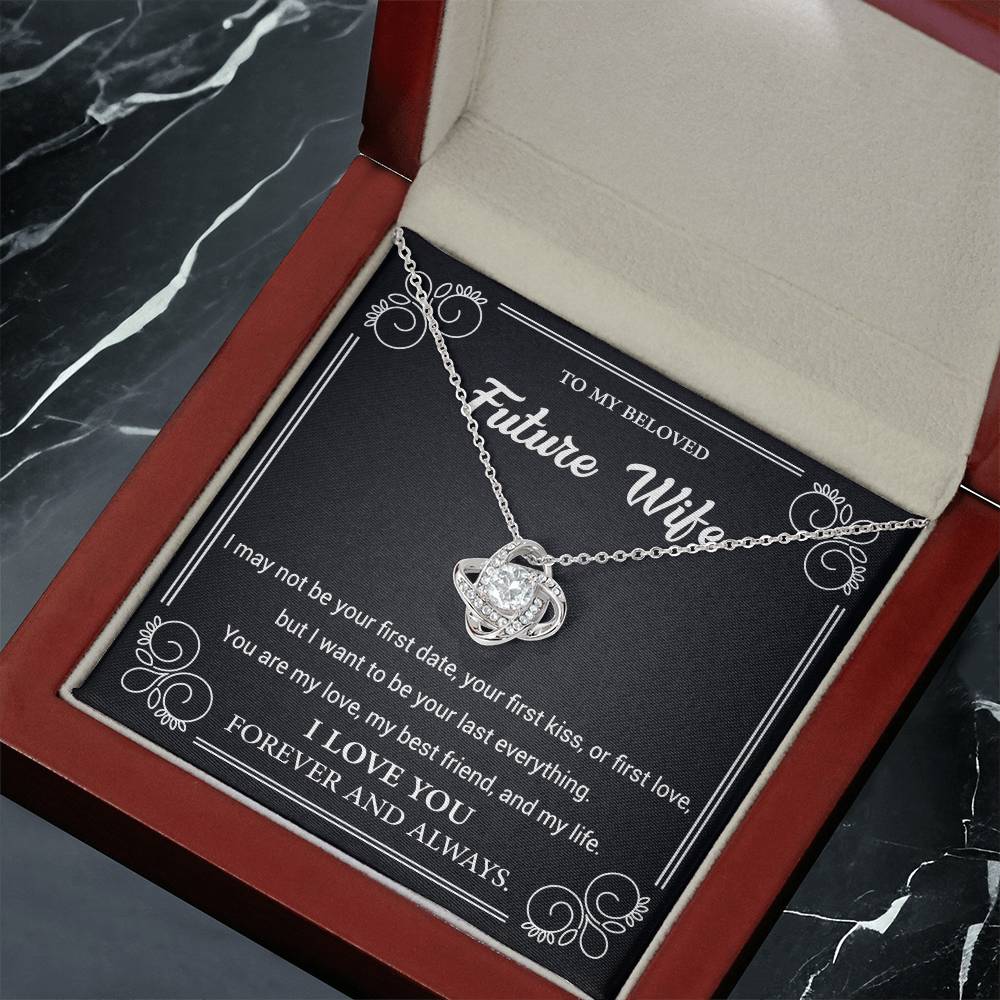 My Future Wife | My Best Friend, My Life | Love Knot Beauty Necklace