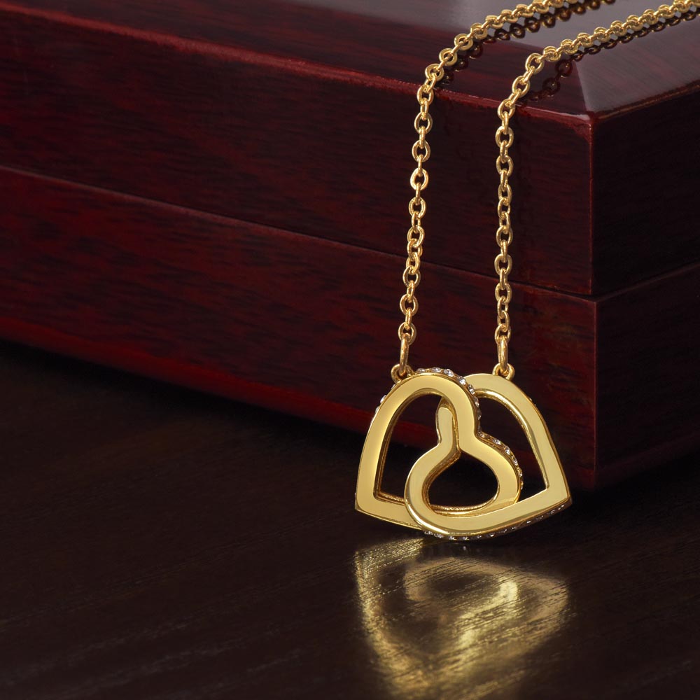 To My Best Friend | Happy Birthday | Truly Special | Interlocking Heart Necklace