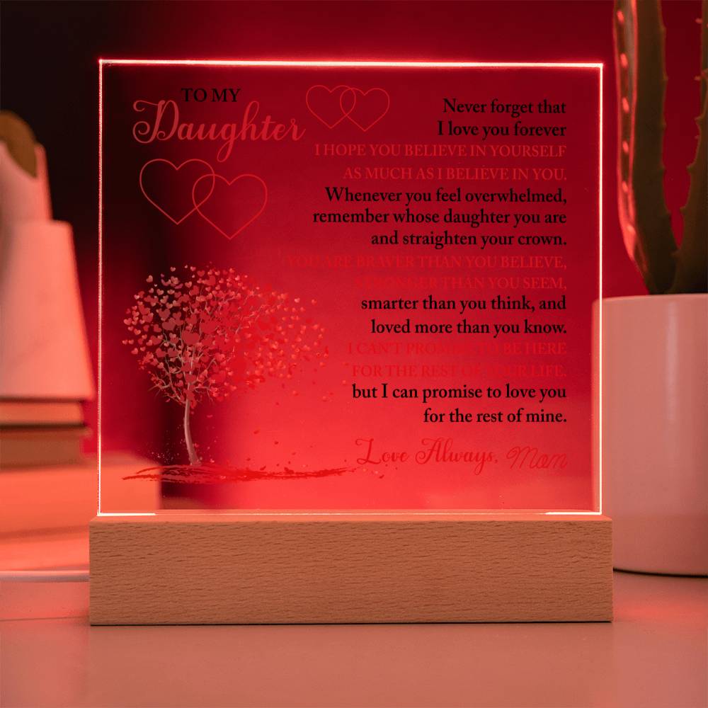 Mother-Daughter Keepsake | Believe In Yourself As I Do