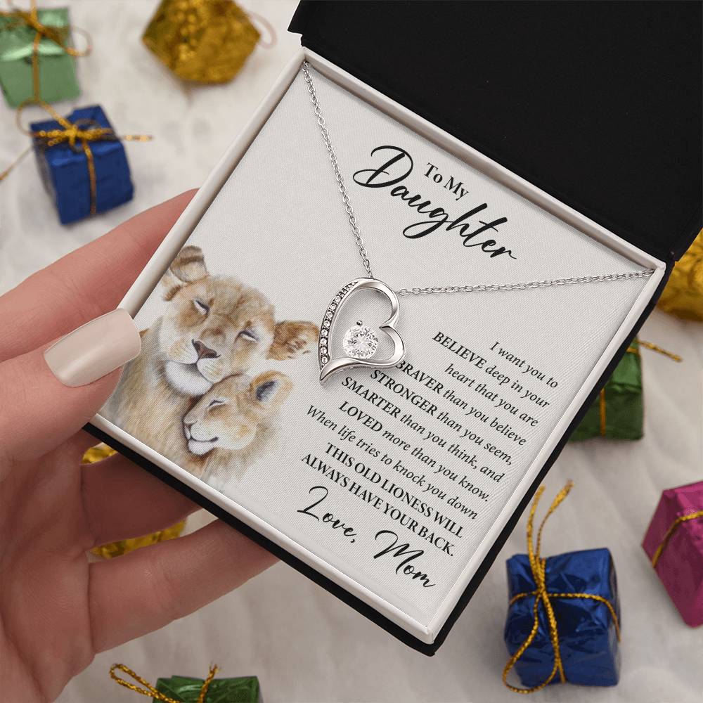 To My Daughter | Believe | Forever Love Necklace