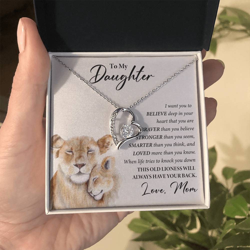 To My Daughter | Believe | Forever Love Necklace