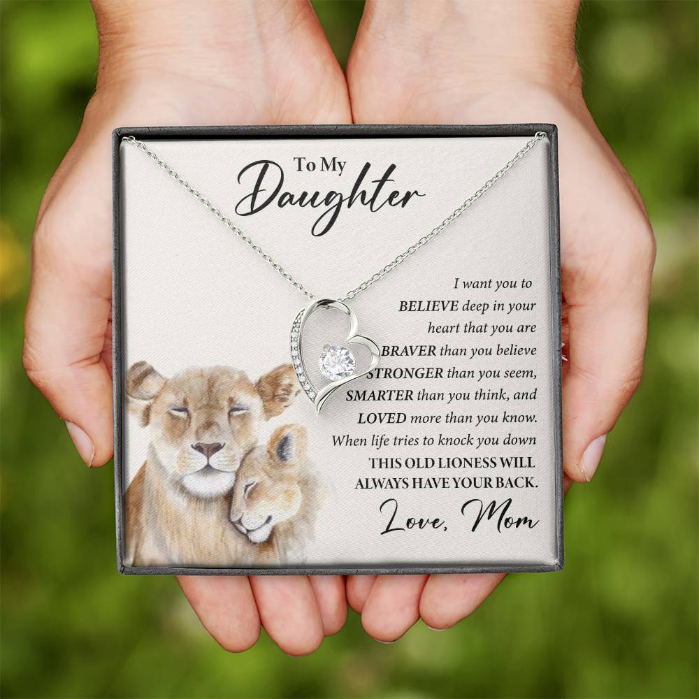 To My Daughter | Believe | Forever Love Necklace