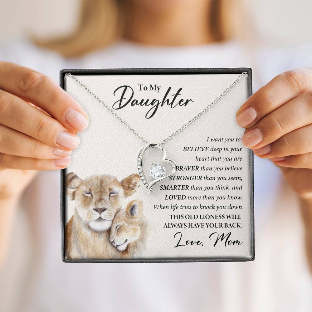 To My Daughter | Believe | Forever Love Necklace