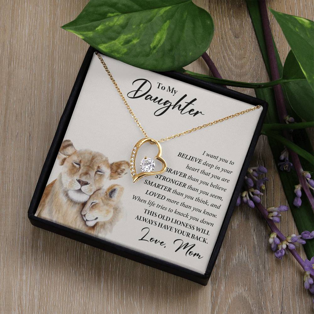 To My Daughter | Believe | Forever Love Necklace