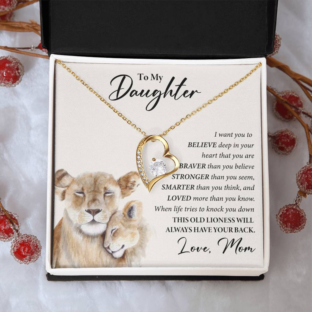 To My Daughter | Believe | Forever Love Necklace
