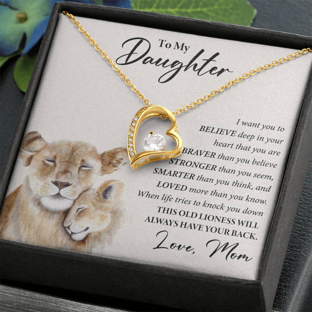 To My Daughter | Believe | Forever Love Necklace