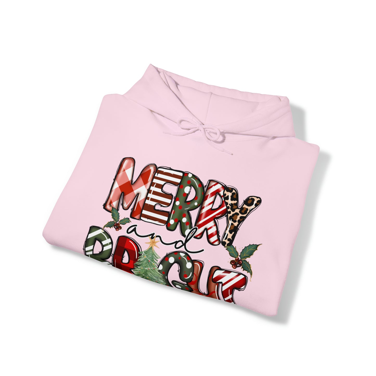 MERRY & BRIGHT| CHRISTMAS HOODIE