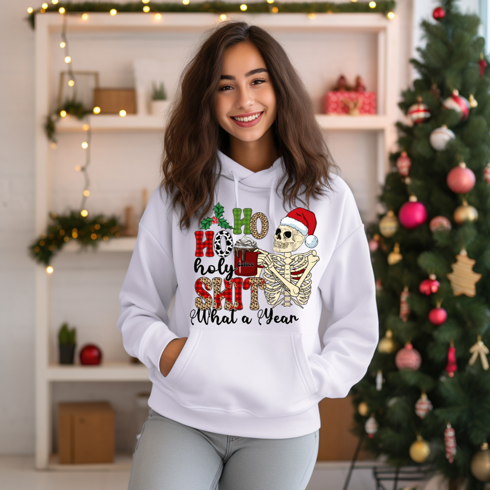 Holy SH** What A Year | UGLY CHRISTMAS SWEATSHIRT