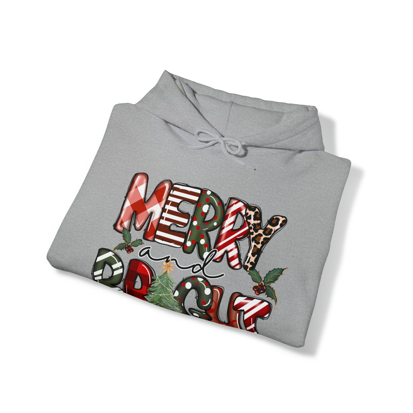 MERRY & BRIGHT| CHRISTMAS HOODIE