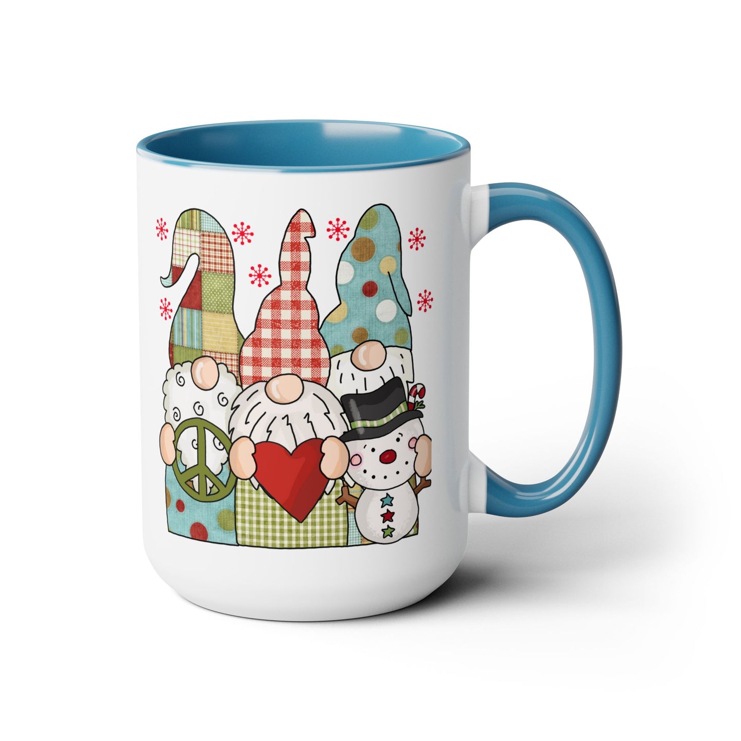 Two-Tone Coffee Mugs, 15oz