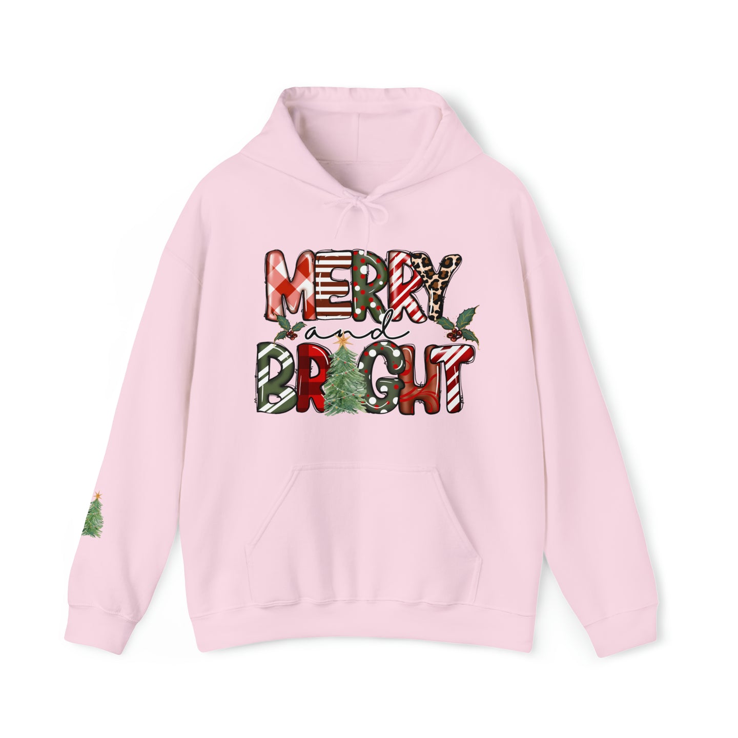 MERRY & BRIGHT| CHRISTMAS HOODIE