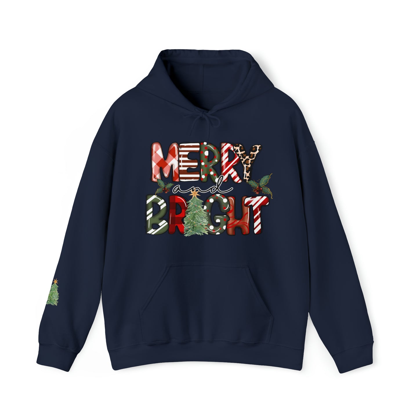 MERRY & BRIGHT| CHRISTMAS HOODIE