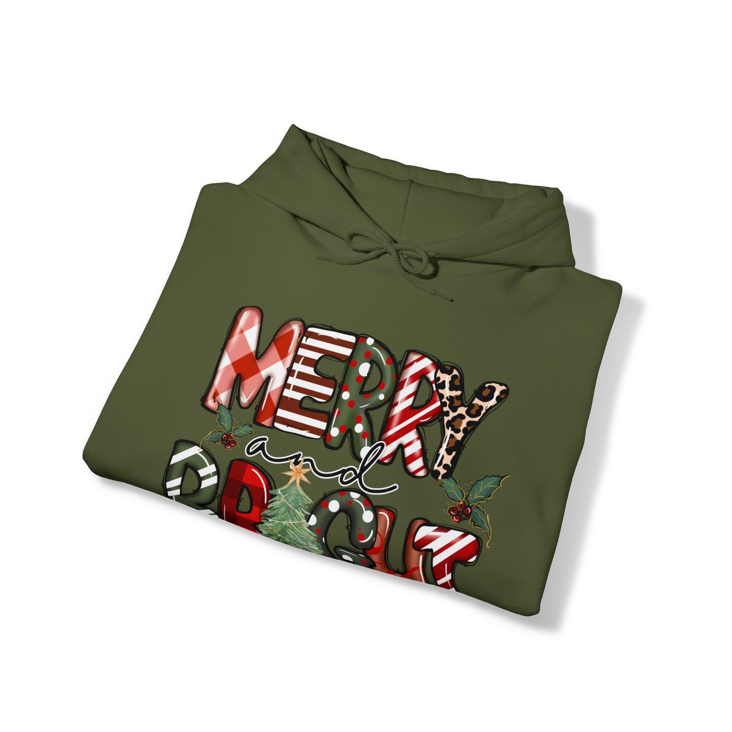 MERRY & BRIGHT| CHRISTMAS HOODIE