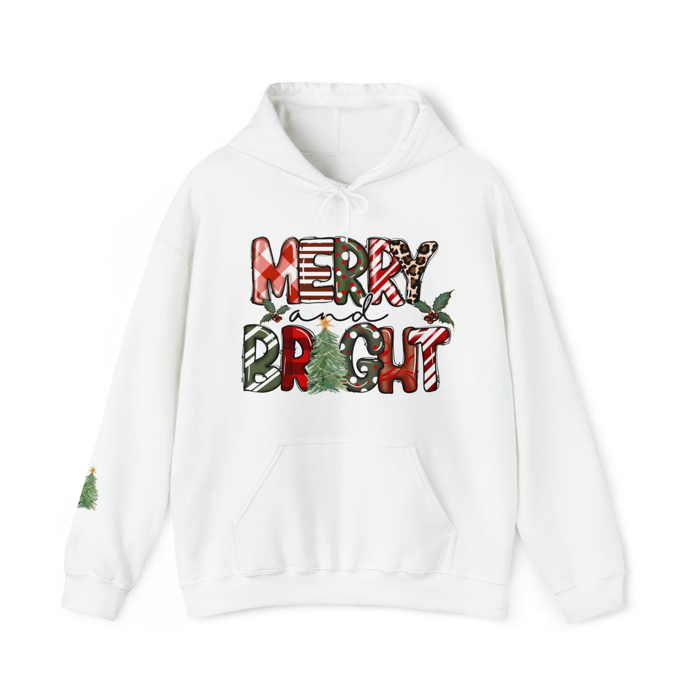 MERRY & BRIGHT| CHRISTMAS HOODIE