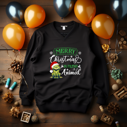 MERRY CHRISTMAS YA FILTHY ANMIAL | UNISEX SWEATSHIRT