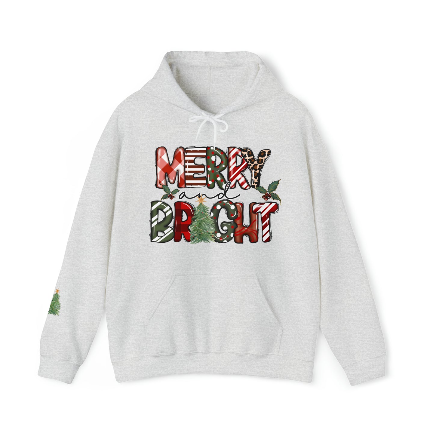 MERRY & BRIGHT| CHRISTMAS HOODIE