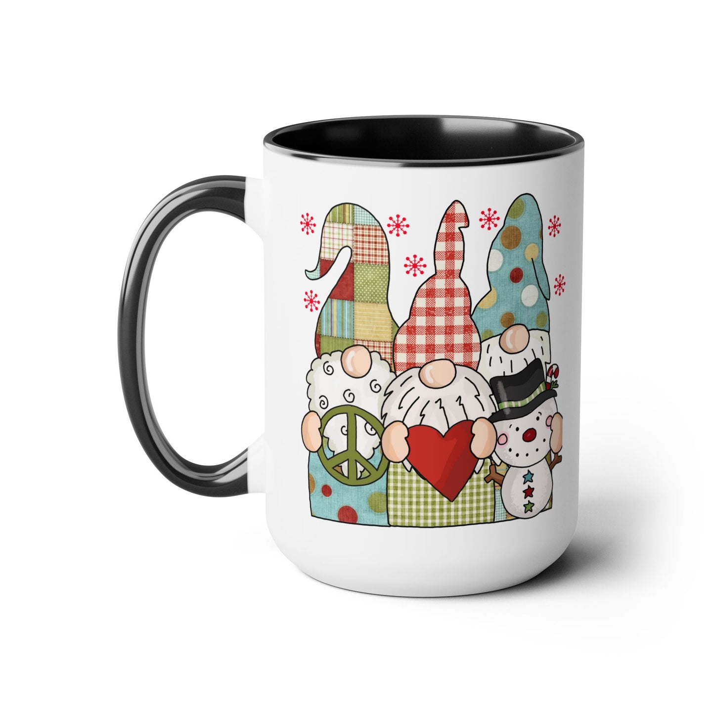 Two-Tone Coffee Mugs, 15oz