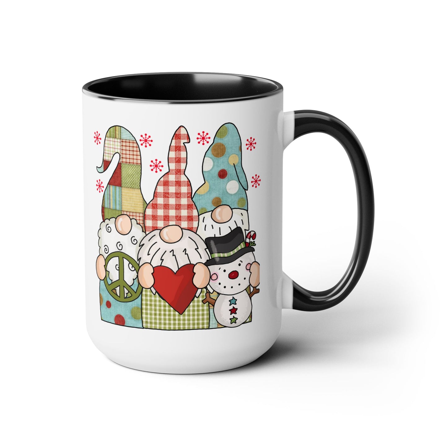 Two-Tone Coffee Mugs, 15oz